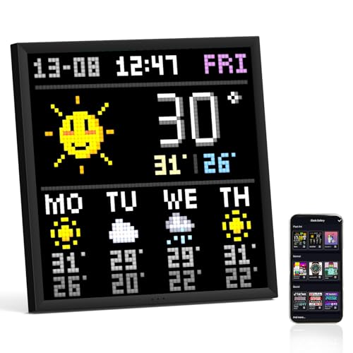 Divoom Pixoo-64 - WiFi Pixel Cloud Digital Picture Frame with APP Control