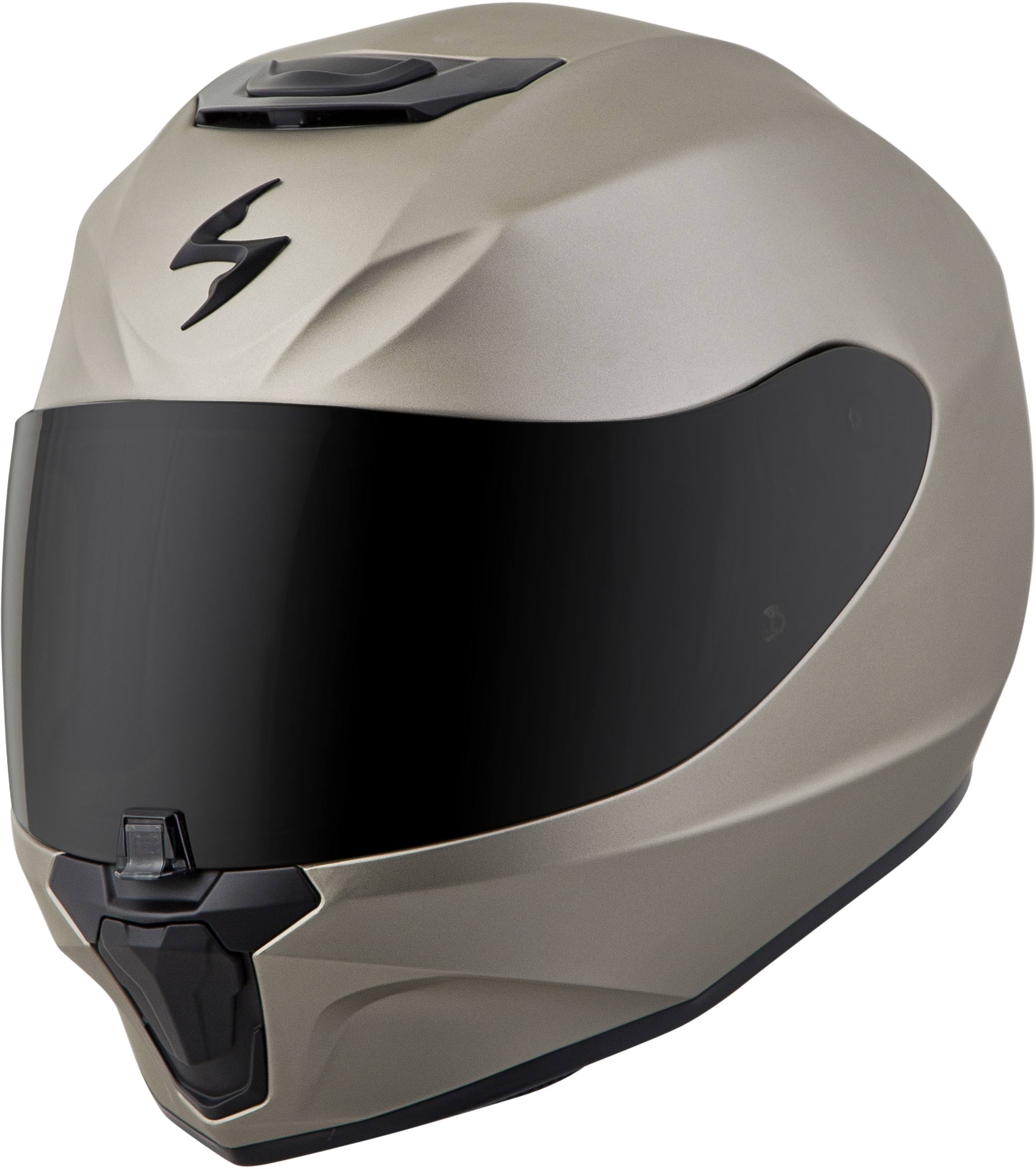 Scorpion EXO-R420 Solid Full Face Helmet - Titanium - Large