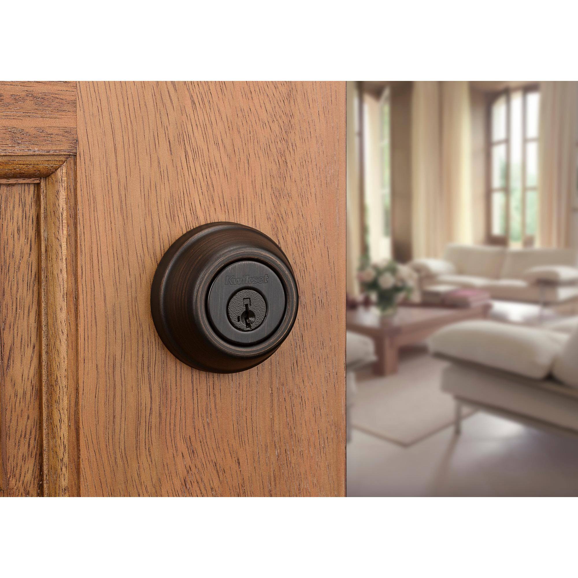 Kwikset Signature Series 910 Z-Wave Traditional Deadbolt, Satin Nickel