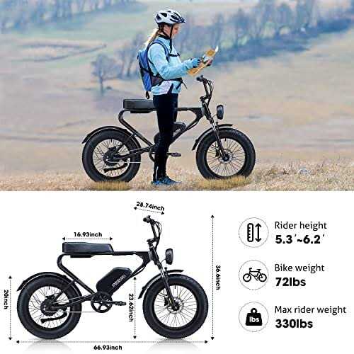 MEELOD Electric Bike Ebike with 750W Brushless Motor - Sports Supplies Online Store