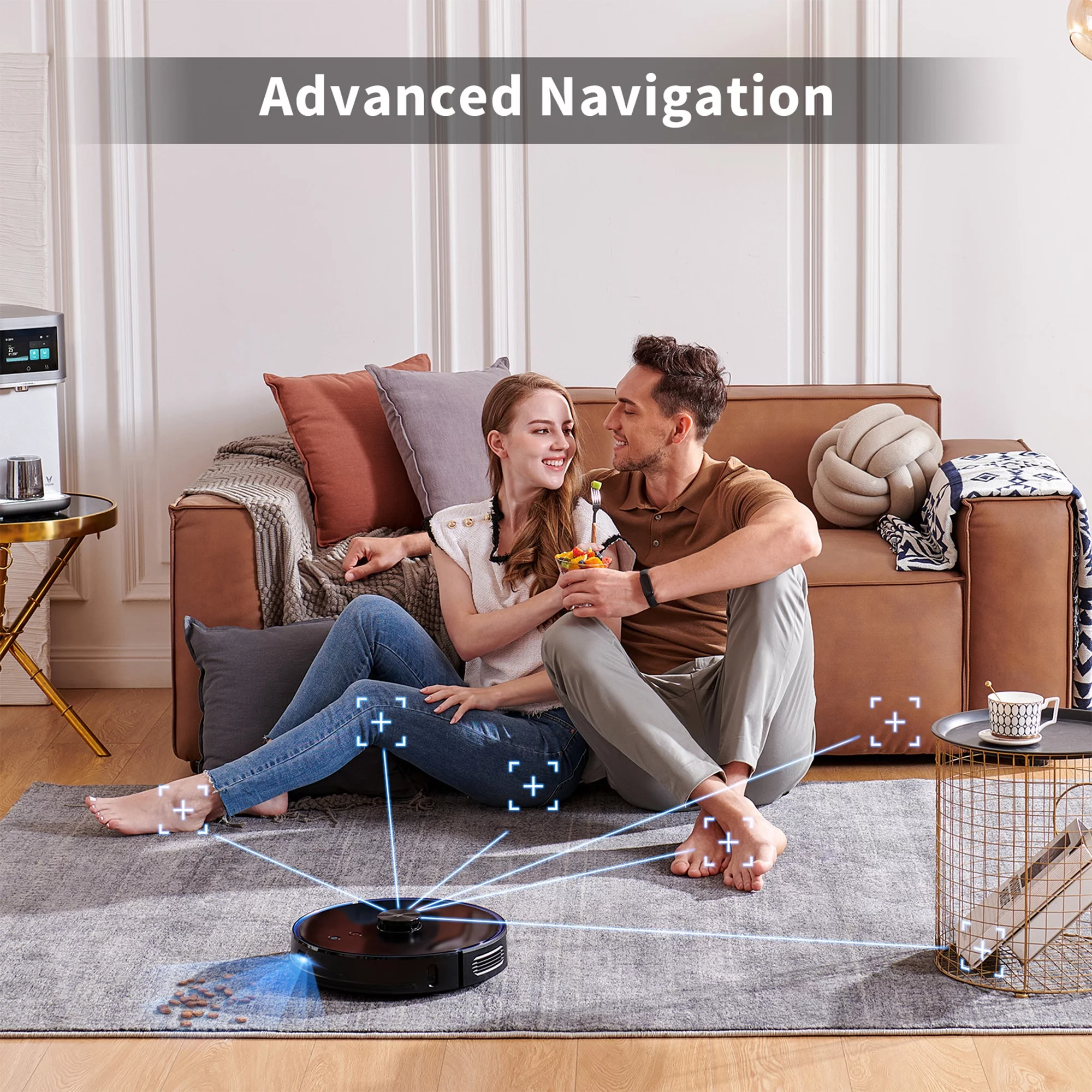 VIOMI S9 Smart Robot Vacuum Cleaner w/ Auto Self Emptying & Alexa, Black