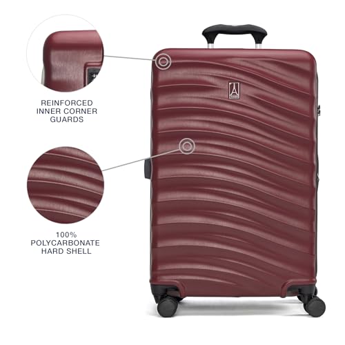 Travelpro Maxlite Air V2 Hardside Expandable Carry on Luggage, 8 Spinner Wheels, Lightweight Hard Shell Suitcase, TSA lock, Black, Carry On 21-Inch