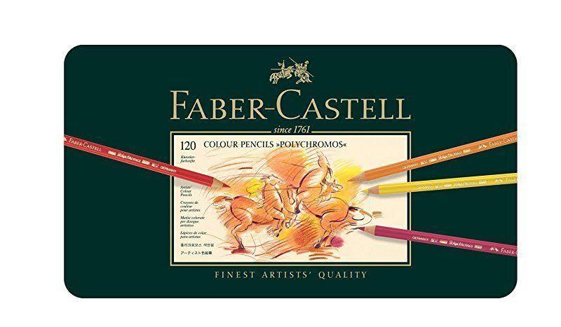 Faber Castell Polychromos Color Pencil Set - Tin of 120