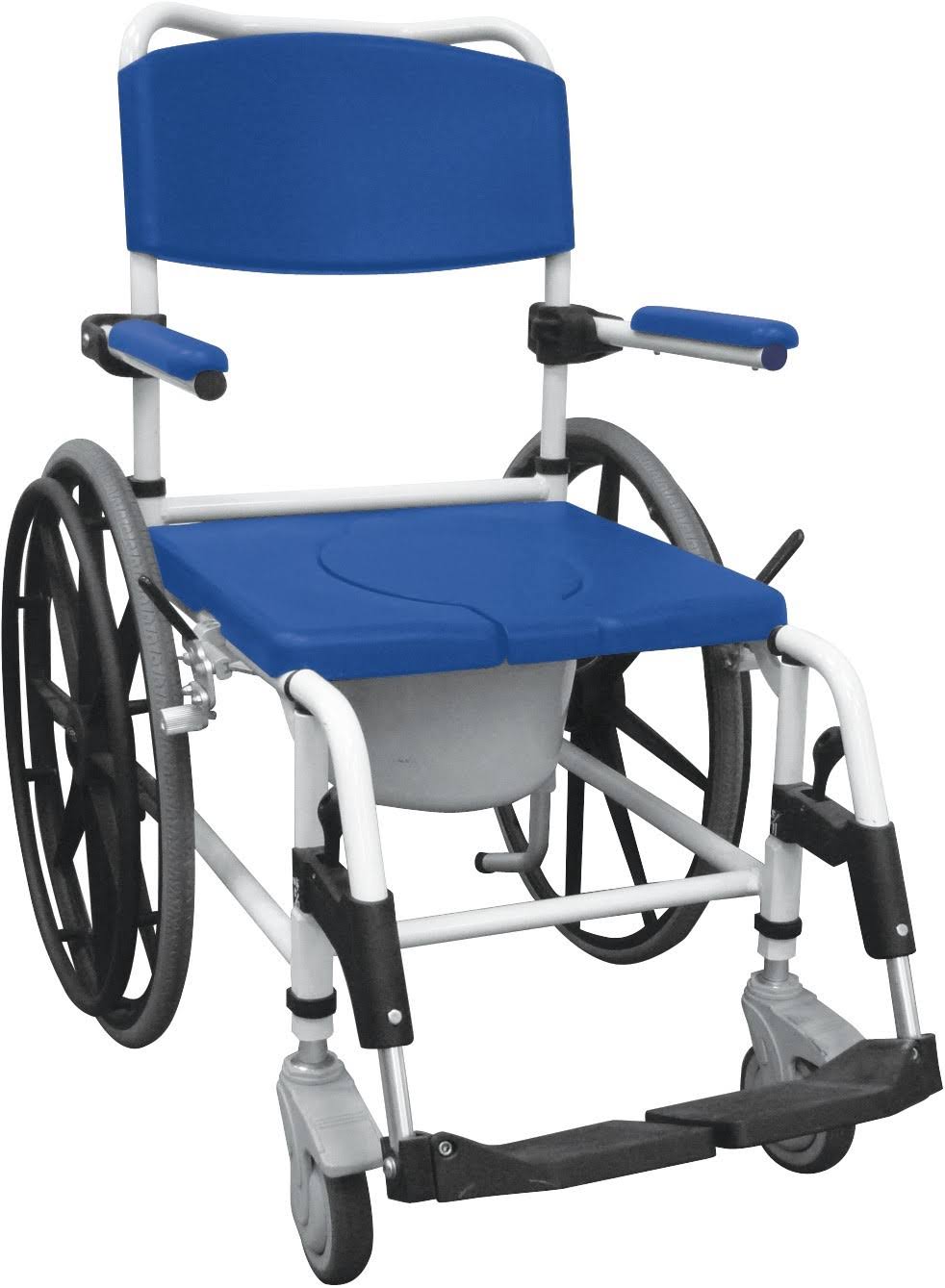 Drive Medical Aluminum Shower Commode Transport Chair