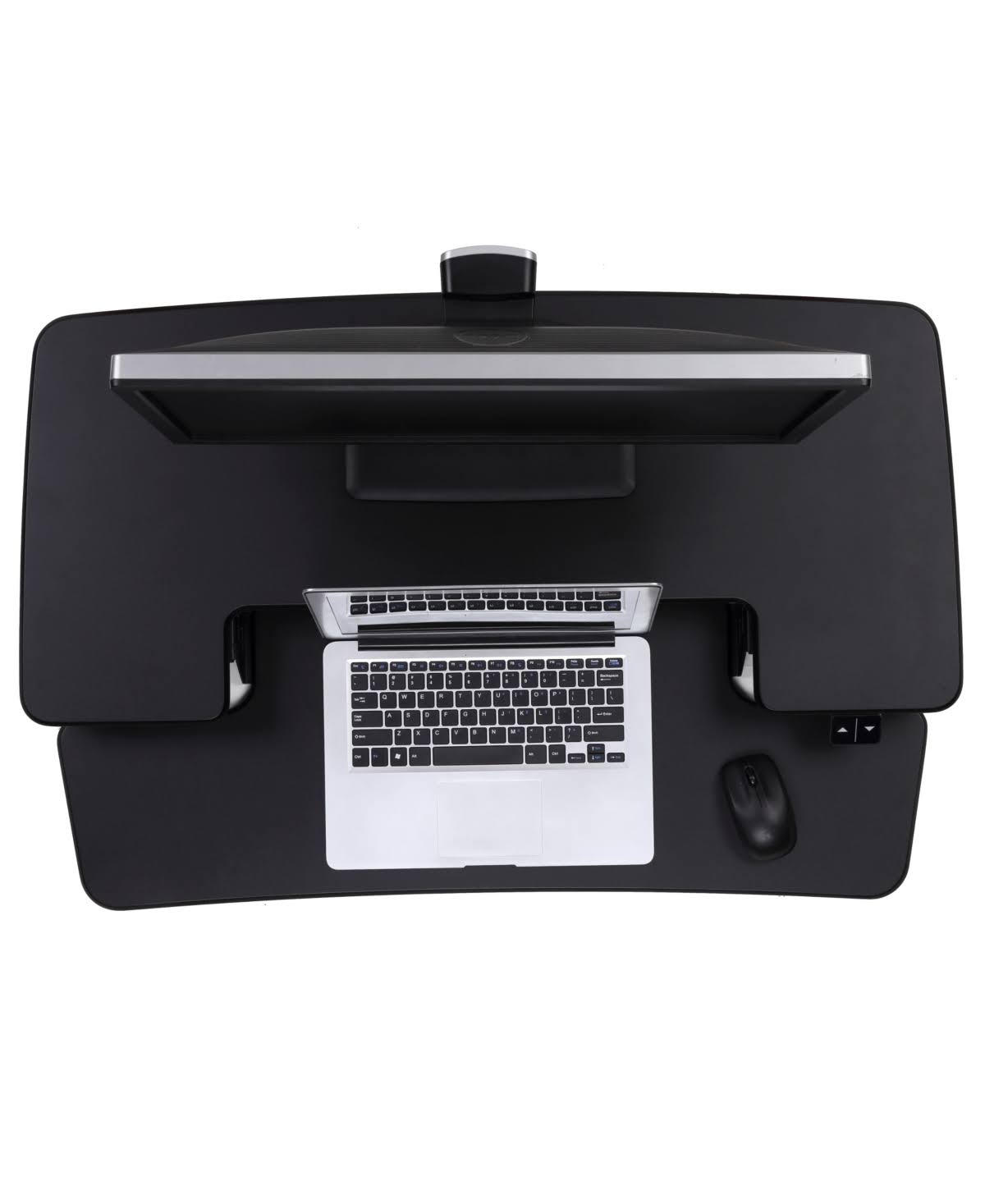 FlexiSpot AlcoveRiser EM7MB - Standing desk converter - electric height adjustment - black
