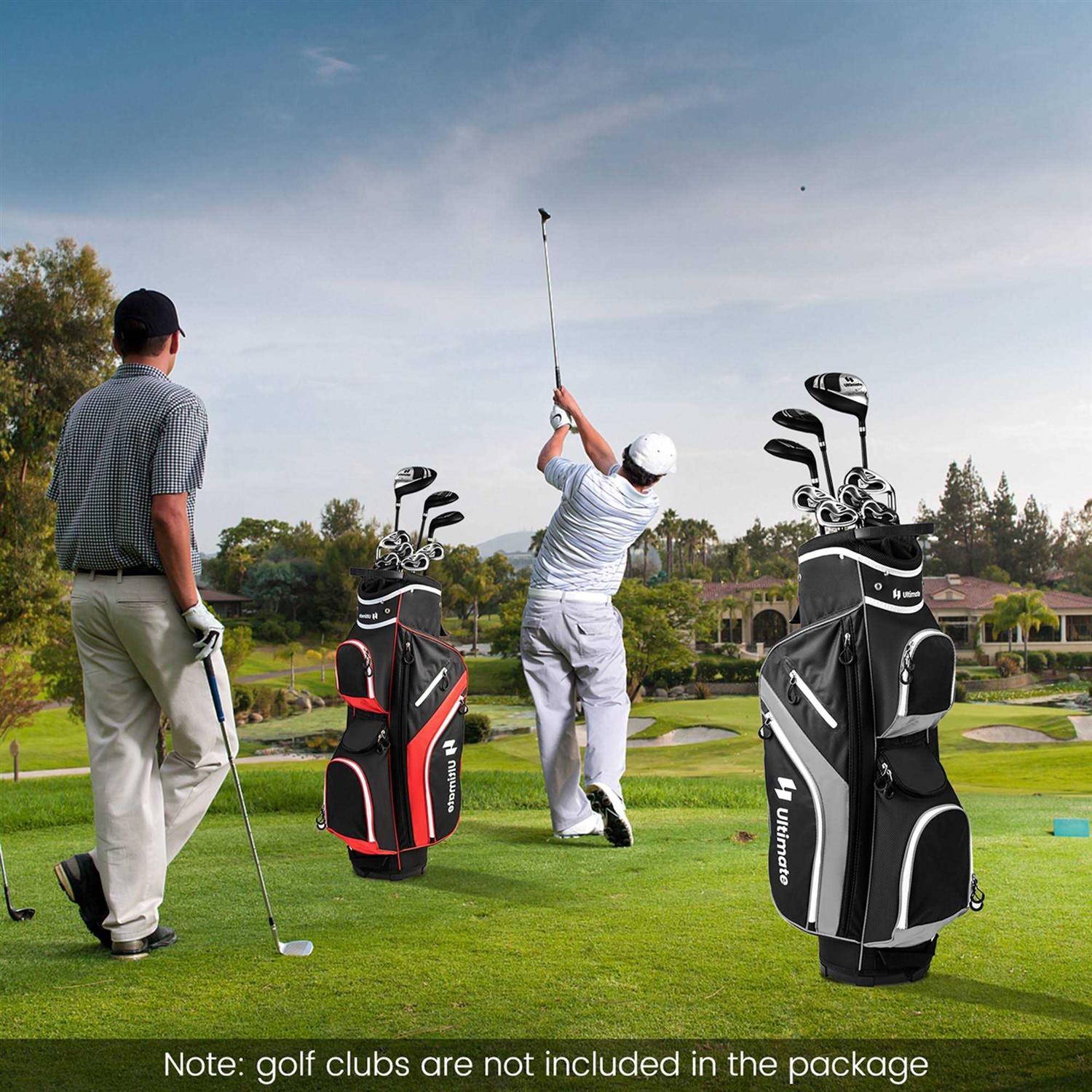 Costway Golf Cart Bag with 14-Way Top Dividers - Sports Supplies Online Store