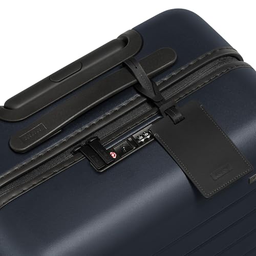 Away Bigger Carry-On Luggage, Lightweight Hardside Large Suitcase with Spinner Wheels, TSA Lock, Airline Approved, Navy Blue