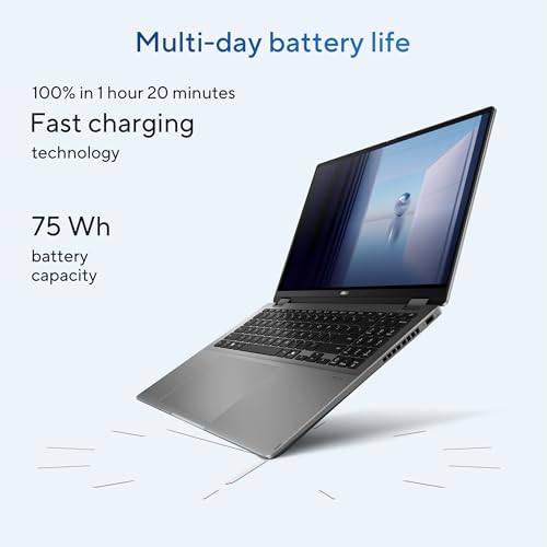 ASUS Vivobook 16 Flip Laptop, Copilot+ PC, 16” OLED 3K 120Hz Touch Display, Intel® Core™ Ultra 7 256V, Intel® Arc™ Graphics, 16GB Memory, 512GB SSD