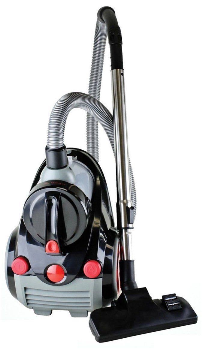Ovente Bagless Canister Cyclonic Vacuum with HEPA Filter, Comes with pet/sofa