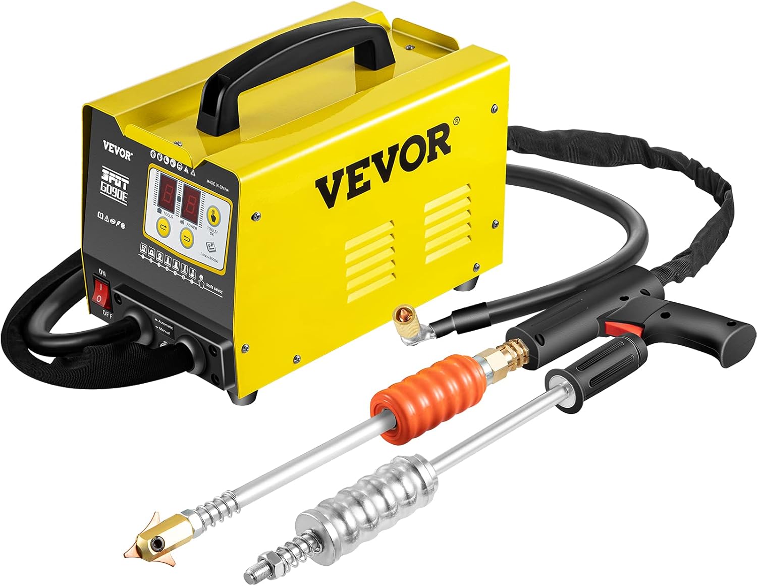 Bestauto 110V Spot Welder Dent Puller, 3000W Stud Welder Dent Repair Kit, 7 Models Spot Welding Machine for Car Body Dent Repair