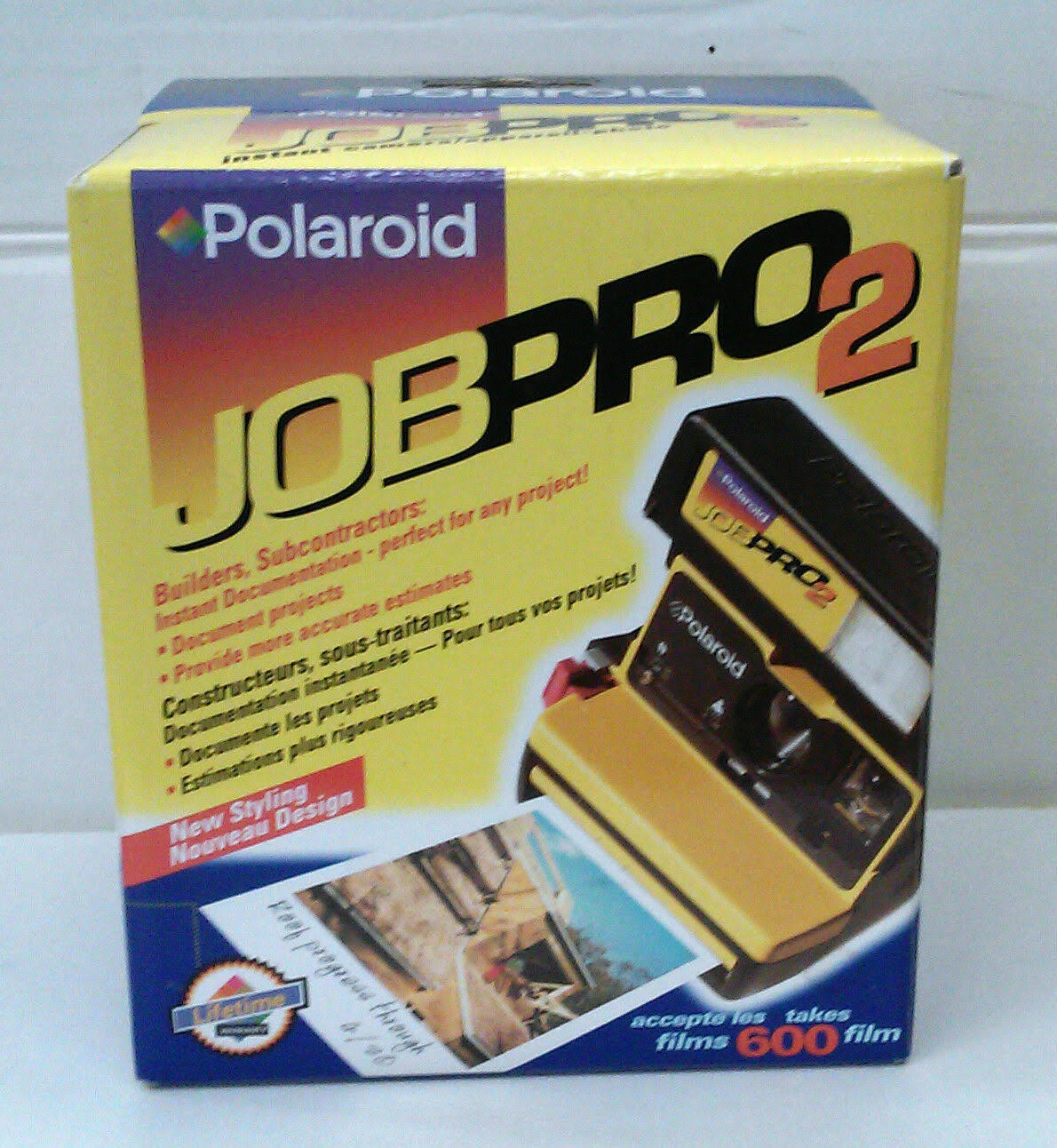 Polaroid JobPro - Instant camera black, yellow