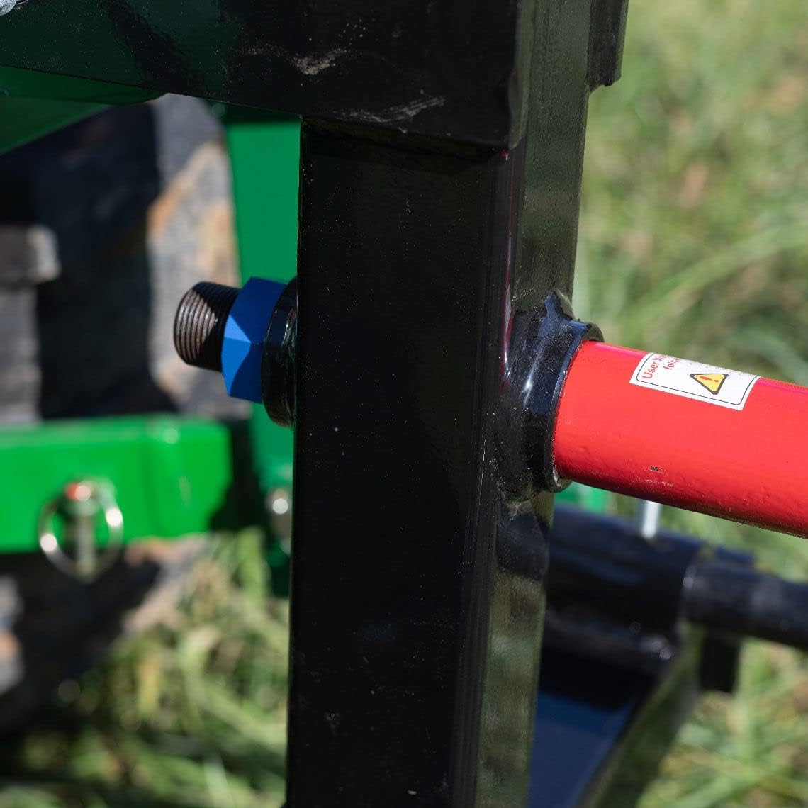 Titan Attachments Black Category 1, 3 Point Attachment, 39 Hay Spear and Stabilizers