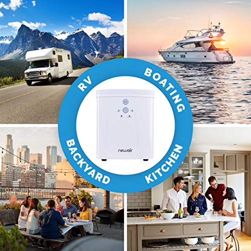NewAir Ice Maker, Stainless Steel, Stainless Steel - Smart Home Appliances