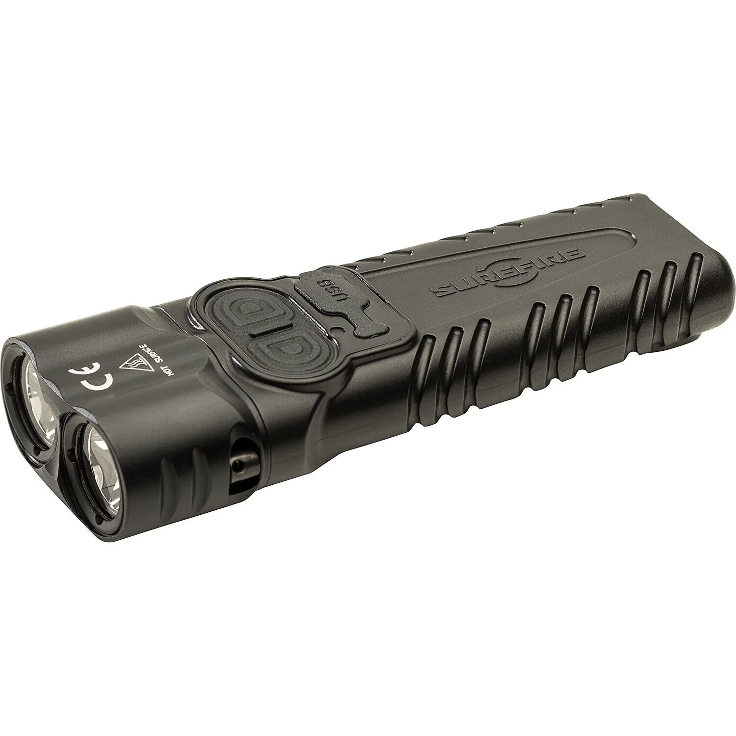 SureFire Stiletto PRO II (PLR-C) Multi-Output Rechargeable Pocket Flashlight 1500 Lumen LED Bundle with USB Wall Adapter - EDC Tactical Flashlight