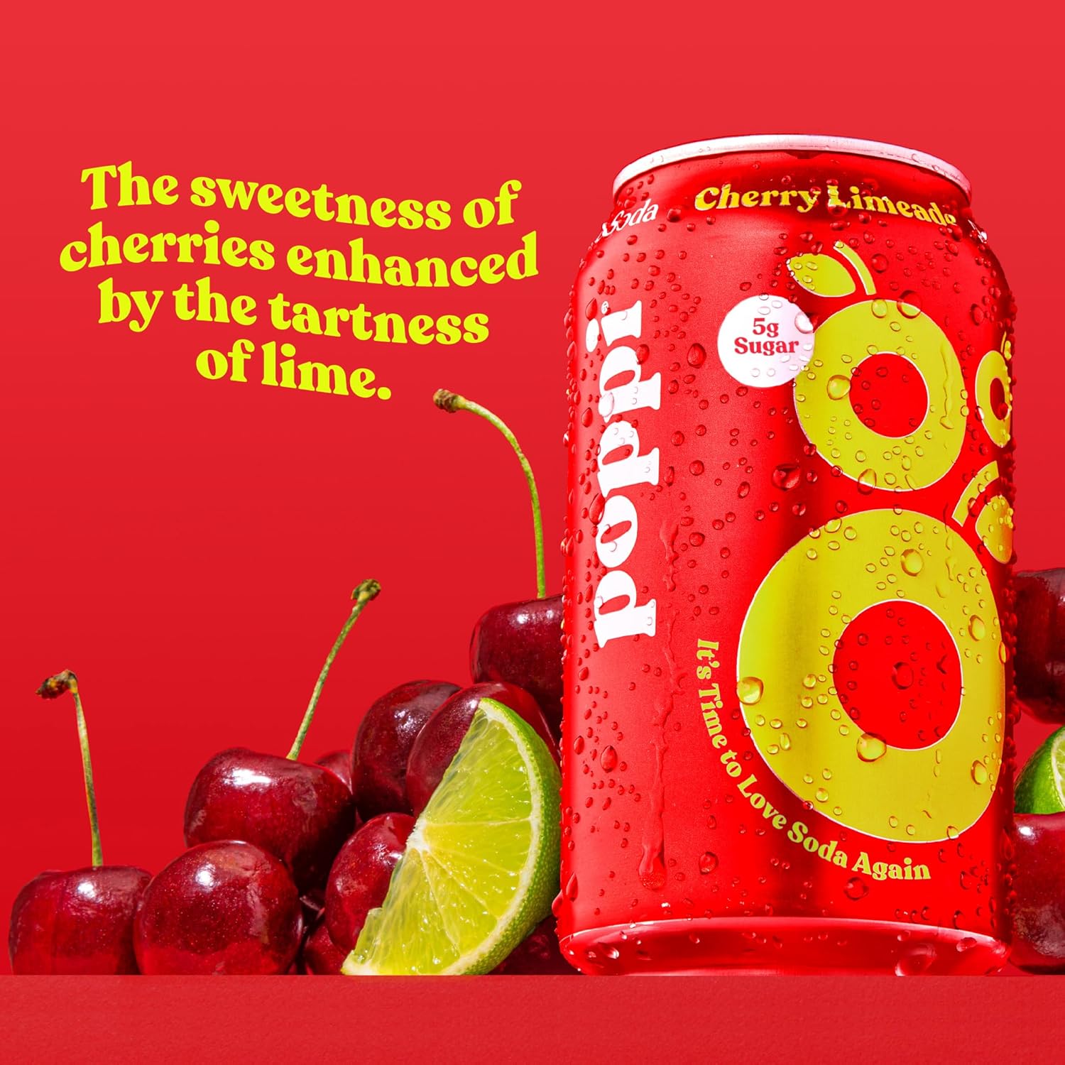 POPPI Sparkling Prebiotic Soda, Bulk 72-Pack, Strawberry Lemon, Orange, Cherry Limeade Beverages made with Apple Cider Vinegar