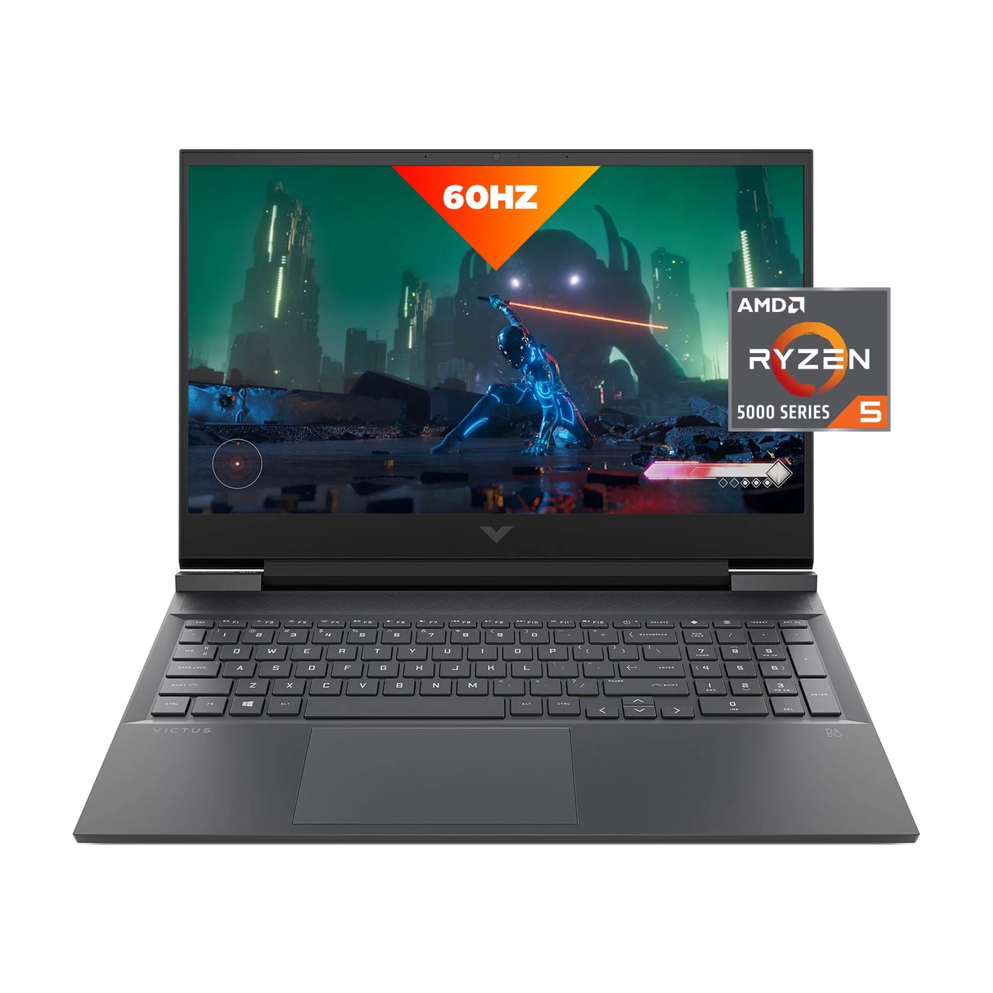 HP Victus 16.1" FHD, AMD Radeon RX 5500M (4GB GDDR6 dedicated), 8GB RAM, 256GB SSD, Mica Silver, Windows 10 Home, 16-e0011wm