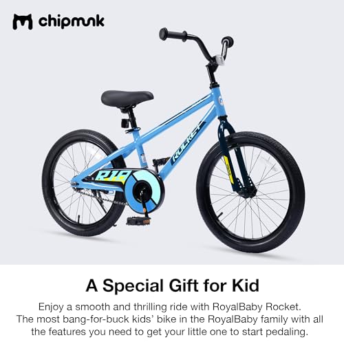 Chipmunk Kids Bike Toddlers 12 14 16 18 Inch Wheel Bicycle Beginners Boys Girls Ages 3-11 Years, Multiple Color Options