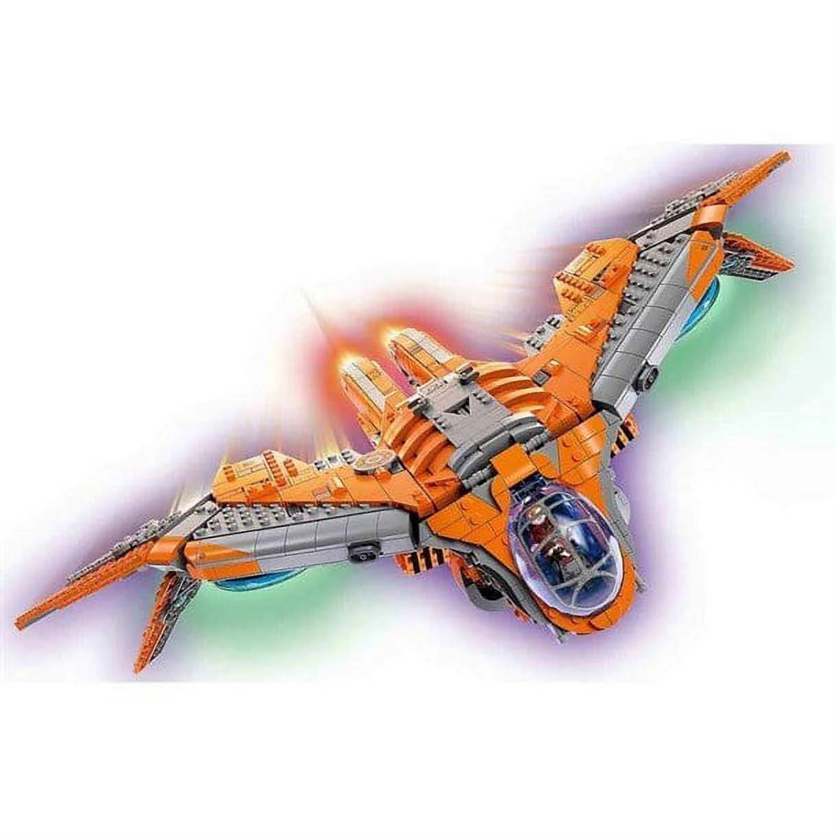 LEGO 76193 Marvel The Guardians' Ship Large Building Set, Avengers Spaceship Model with Thor & Star-Lord Minifigures