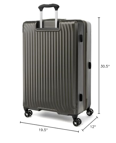Travelpro Maxlite Air Hardside Expandable Carry on Luggage, 8 Spinner Wheels, Lightweight Hard Shell Polycarbonate Suitcase, Shadow Grey