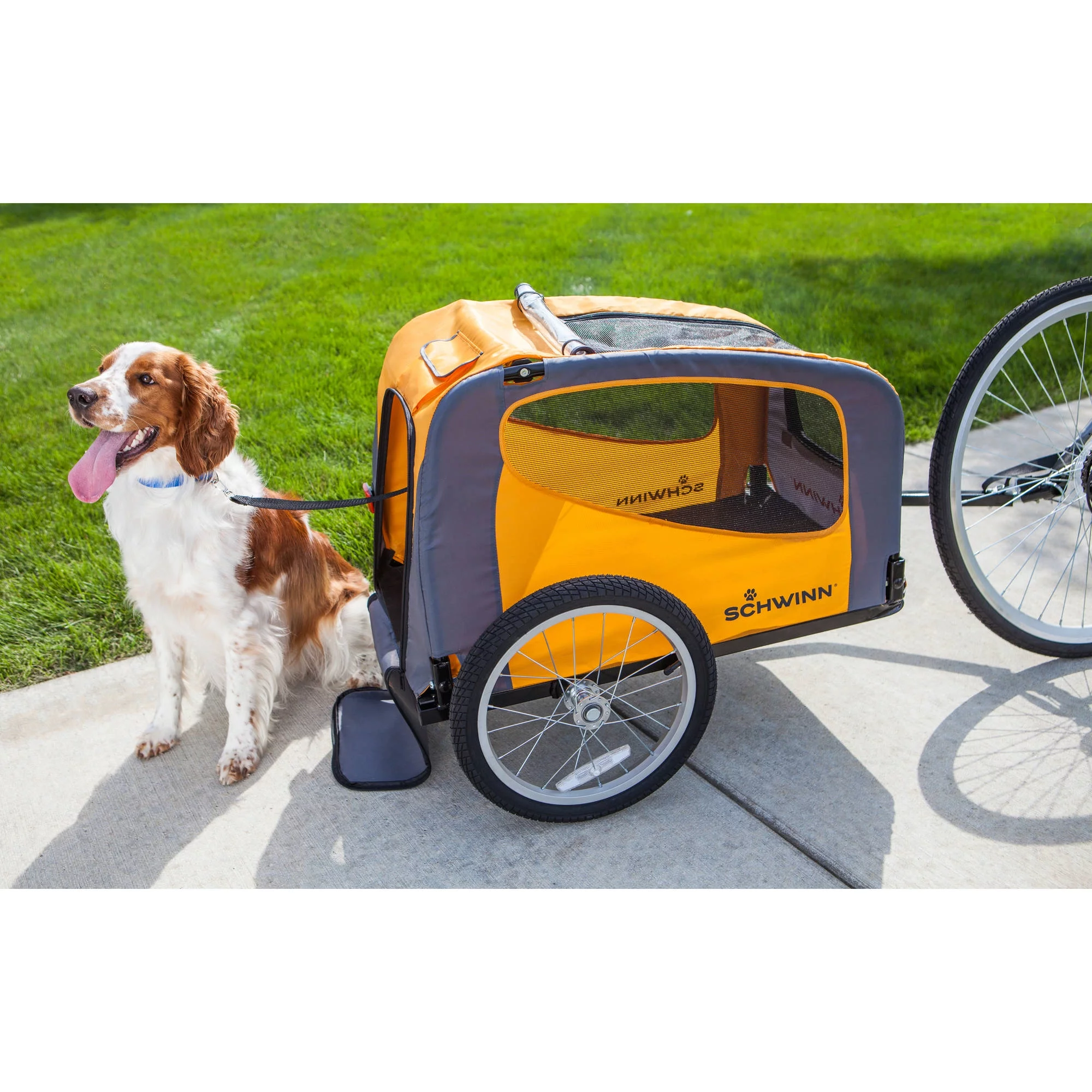 Schwinn Rascal Bike Pet Trailer, Orange - Radiant Selections
