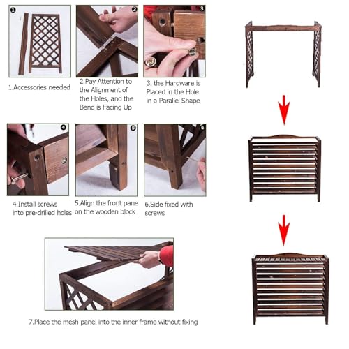 Ac Cover For Outside Unit, Ac Fence For Outside Unit