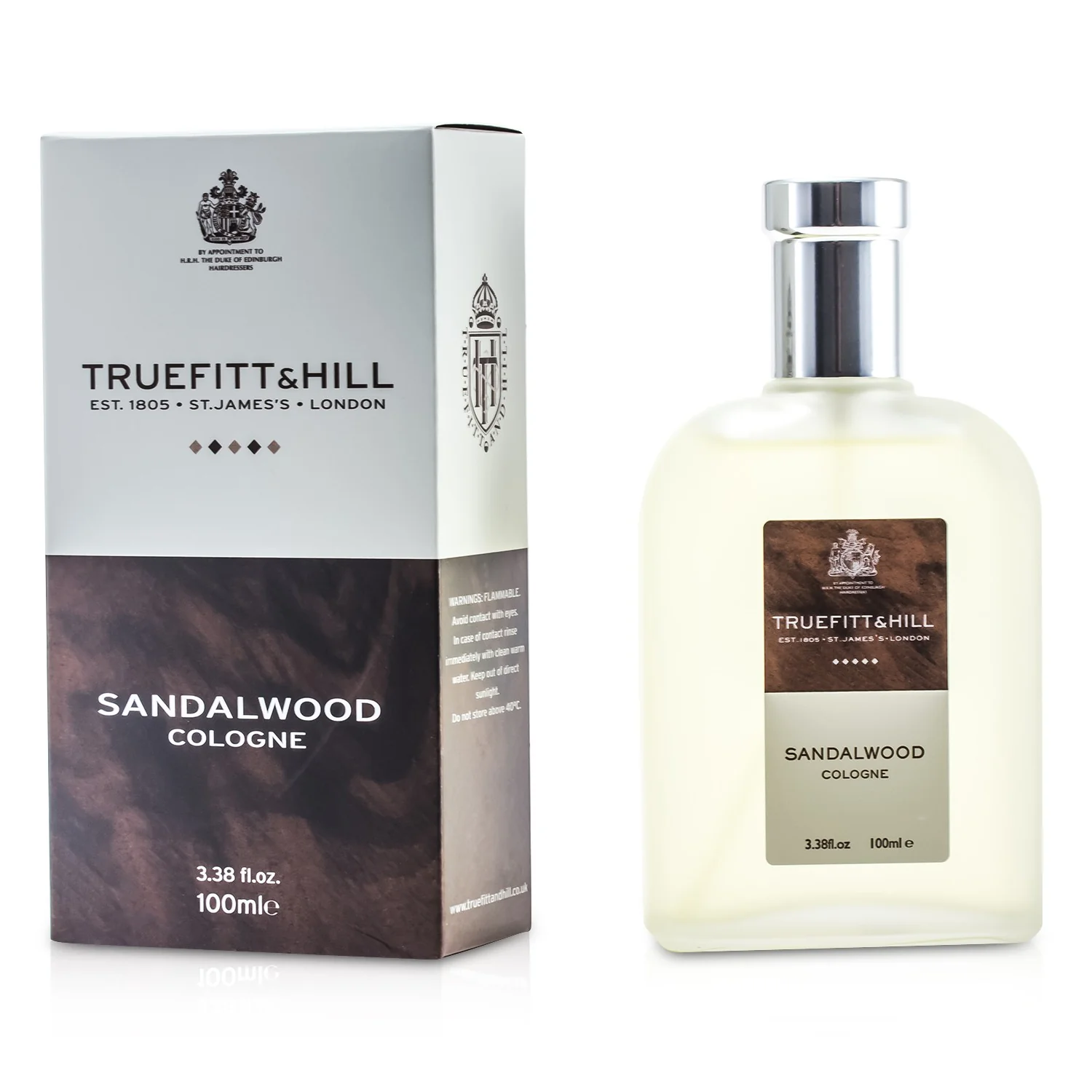 Truefitt & Hill Sandalwood Cologne Spray  100ml/3.38oz