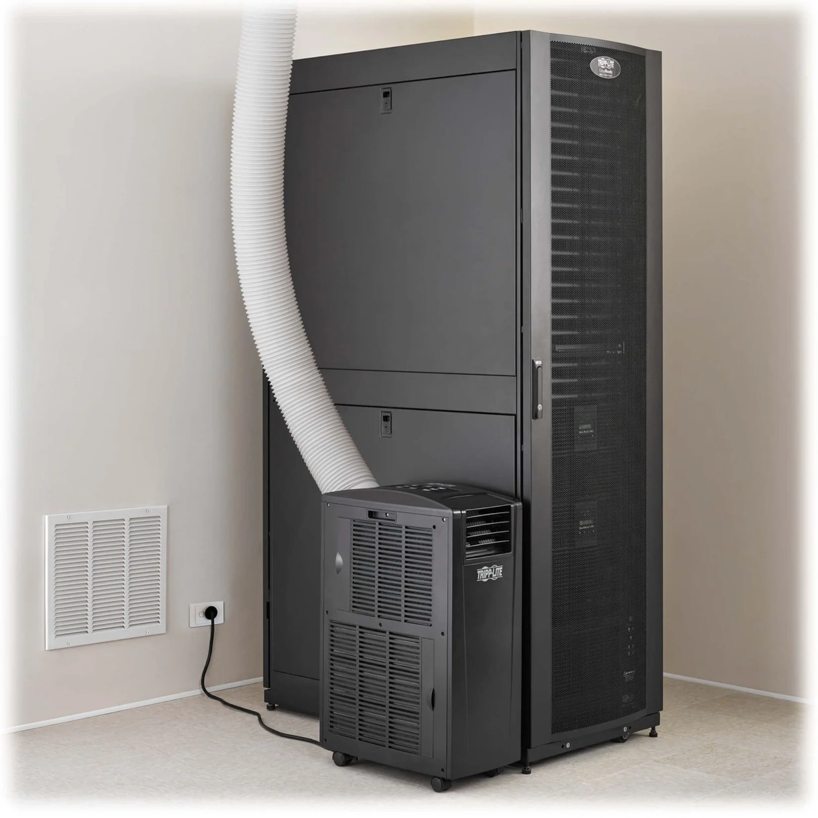 Tripp Lite Portable Air Conditioning Unit for Server Rooms, 12,000 BTU (3.5kW), 230V, R290, Schuko CEE7 Input