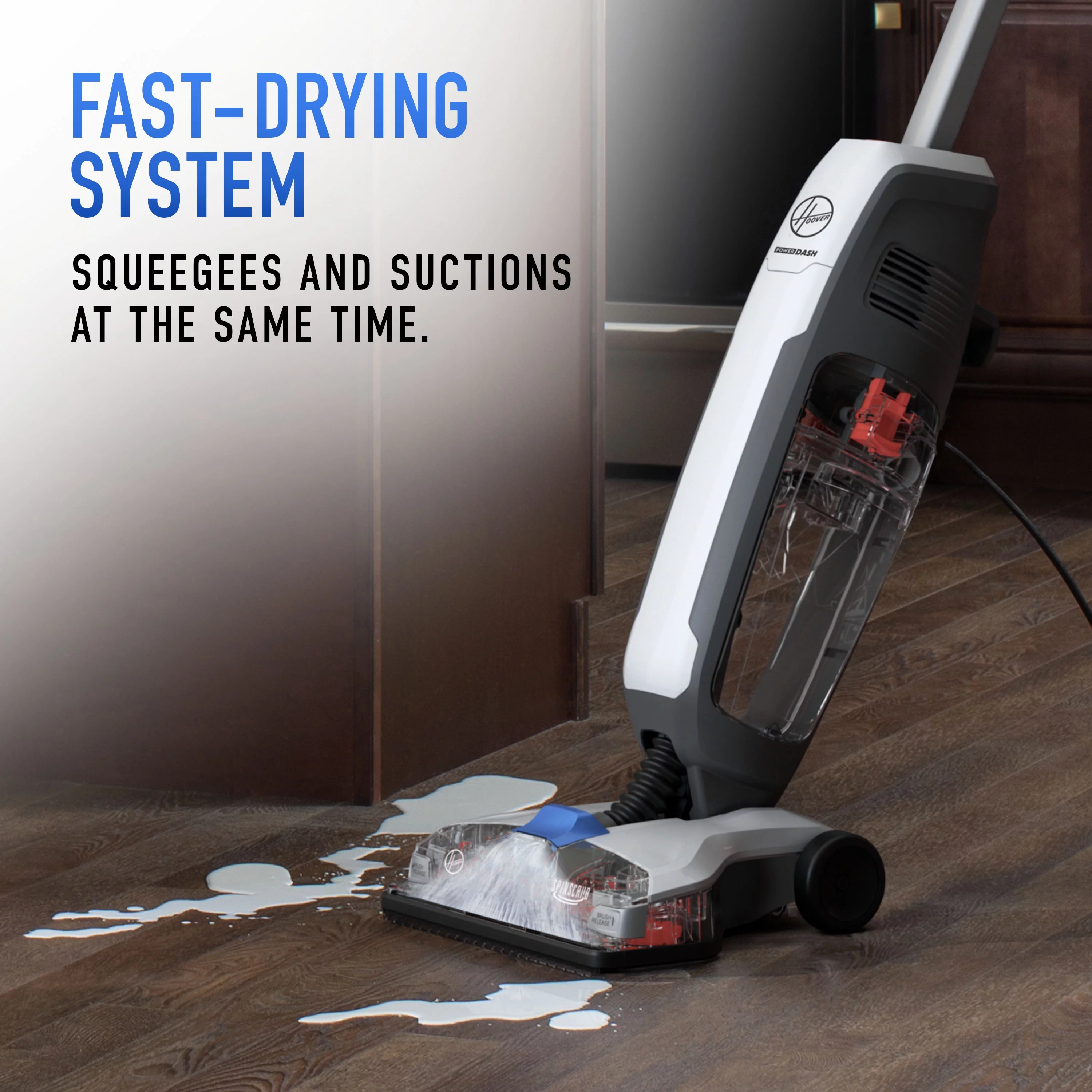 Hoover PowerDash Hard Floor & Multi-Surface Upright Cleaner, FH41010