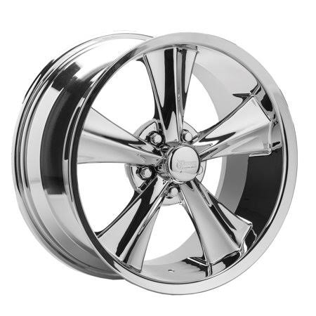 Rocket Racing Mmr12-896520 Modern Muscle Booster Wheel, 5x4.50 BP, Silver