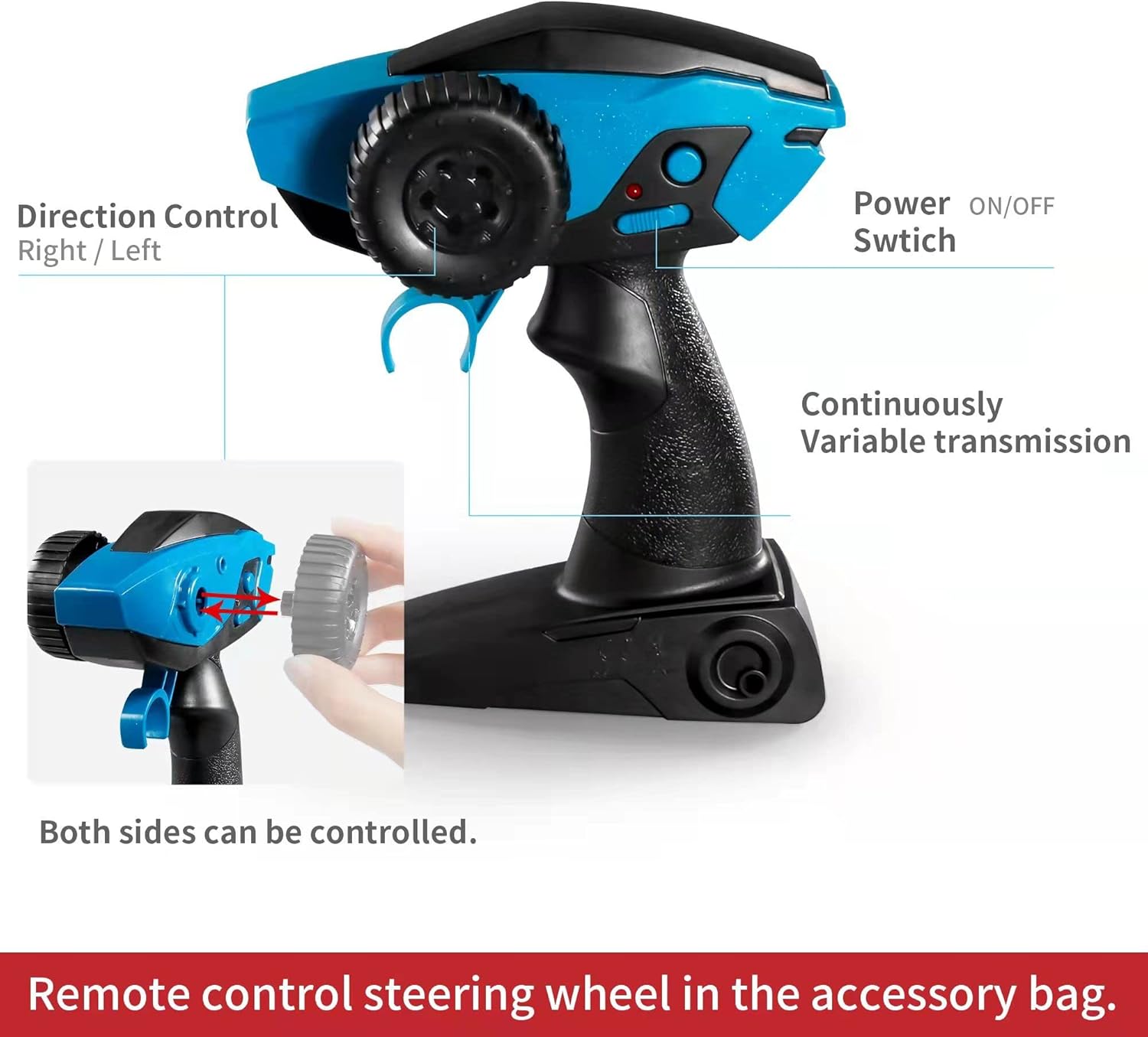 MIEBELY Bugatti Remote Control Car – 1/12 Scale RC Car for Children and Adults – Realistic Bugatti Divo Car with Lights – Detachable Steering Ring