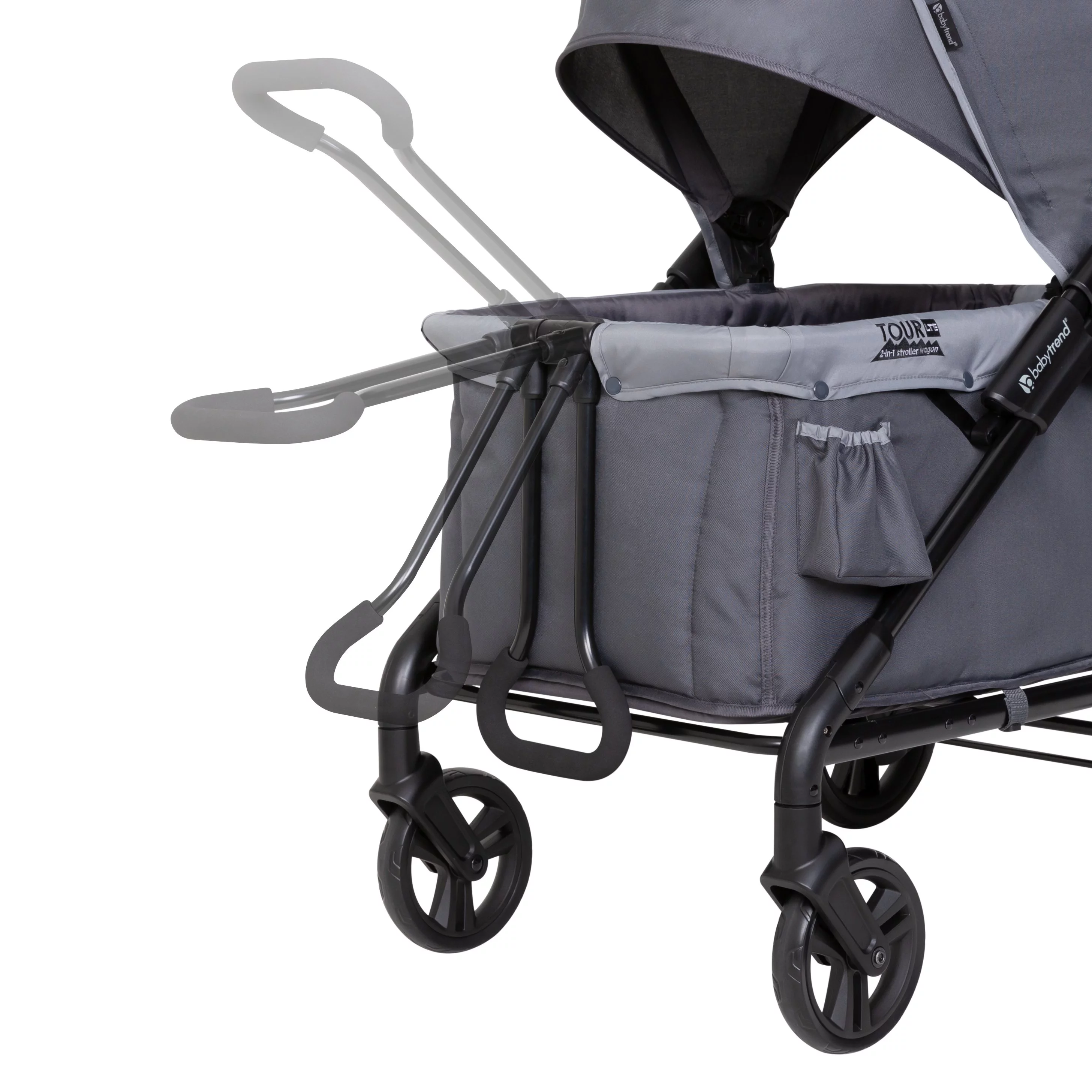 Baby Trend Tour LTE 2-in-1 Stroller Wagon - Desert Grey - Radiant Selections