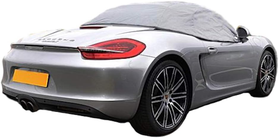 North American Custom Covers Compatible Soft Top Roof Protector Half Cover for Porsche Boxster 981