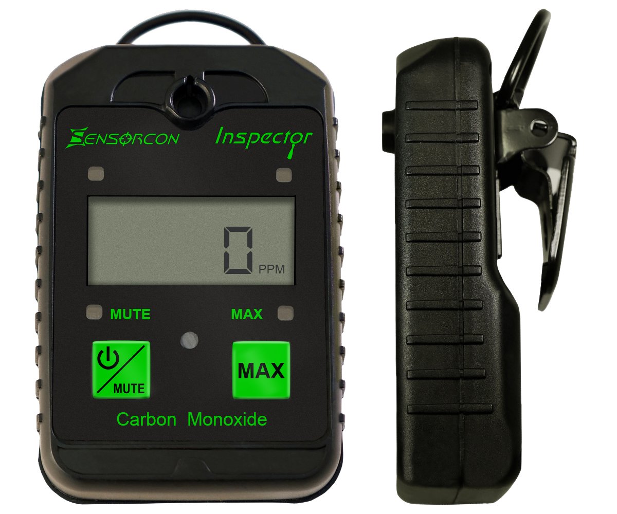 Sensorcon Inspector CO Carbon Monoxide Monitor with Visual and Audible Alerts, Waterproof