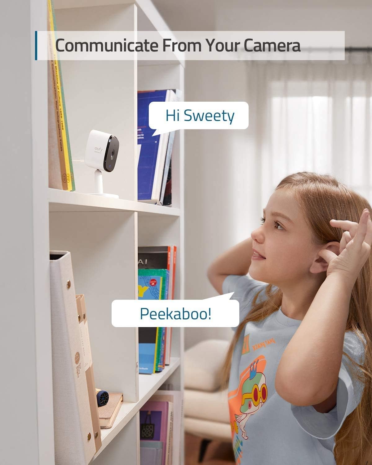 eufy Security Solo IndoorCam C24 2-Cam Kit, 2K Security Indoor Camera, Plug-in Camera with Wi-Fi, Human and Pet AI, Works with Voice Assistants