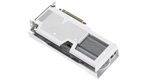XFX Swift AMD Radeon RX 9060 XT OC White Gaming Edition with 8GB GDDR6 HDMI 2xDP, AMD RDNA 4 RX 9060XT RX-96TSW8GWQ
