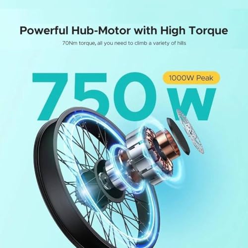 ENGWE Electric Bike for Adults 750W Electric Mountain Ebike 26" x 4.0 Fat Tire Electric Bicycle, with 48V 768Wh Battery, 25MPH - Up to 90Miles Range