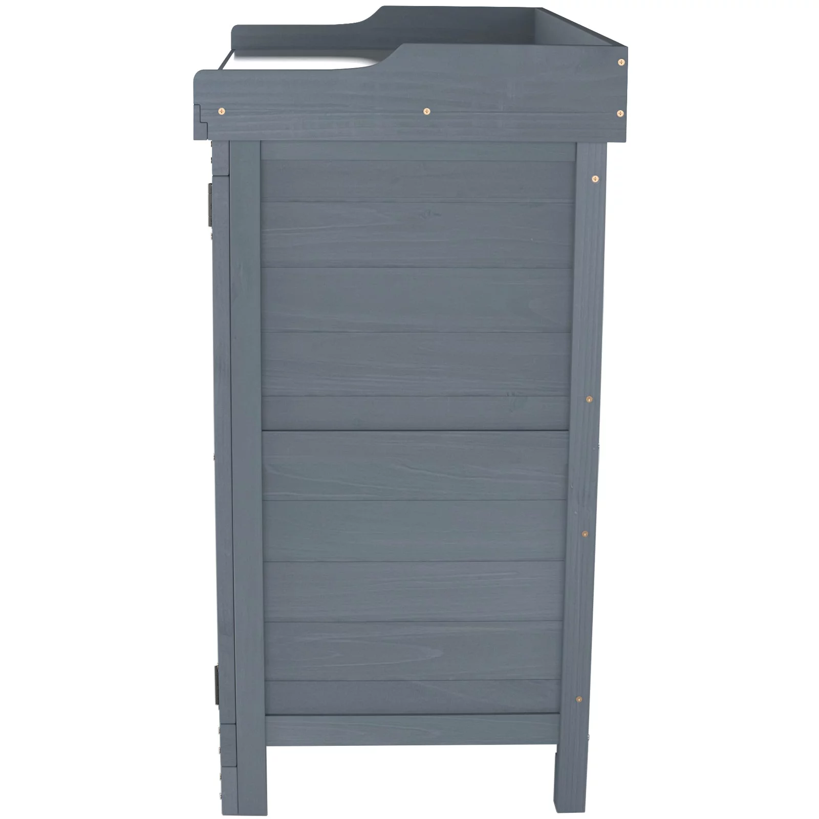 Outdoor Garden Potting Bench Wooden Storage Box Waterproof Furniture Tool Shed