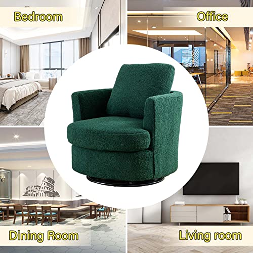 ODUWA Swivel Barrel Chair Set of 2
