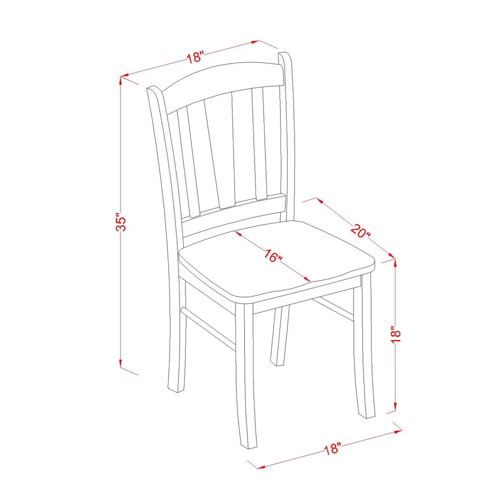 5 Pc small Kitchen Table and Chairs set-round Table and 4 dinette Chairs Chairs