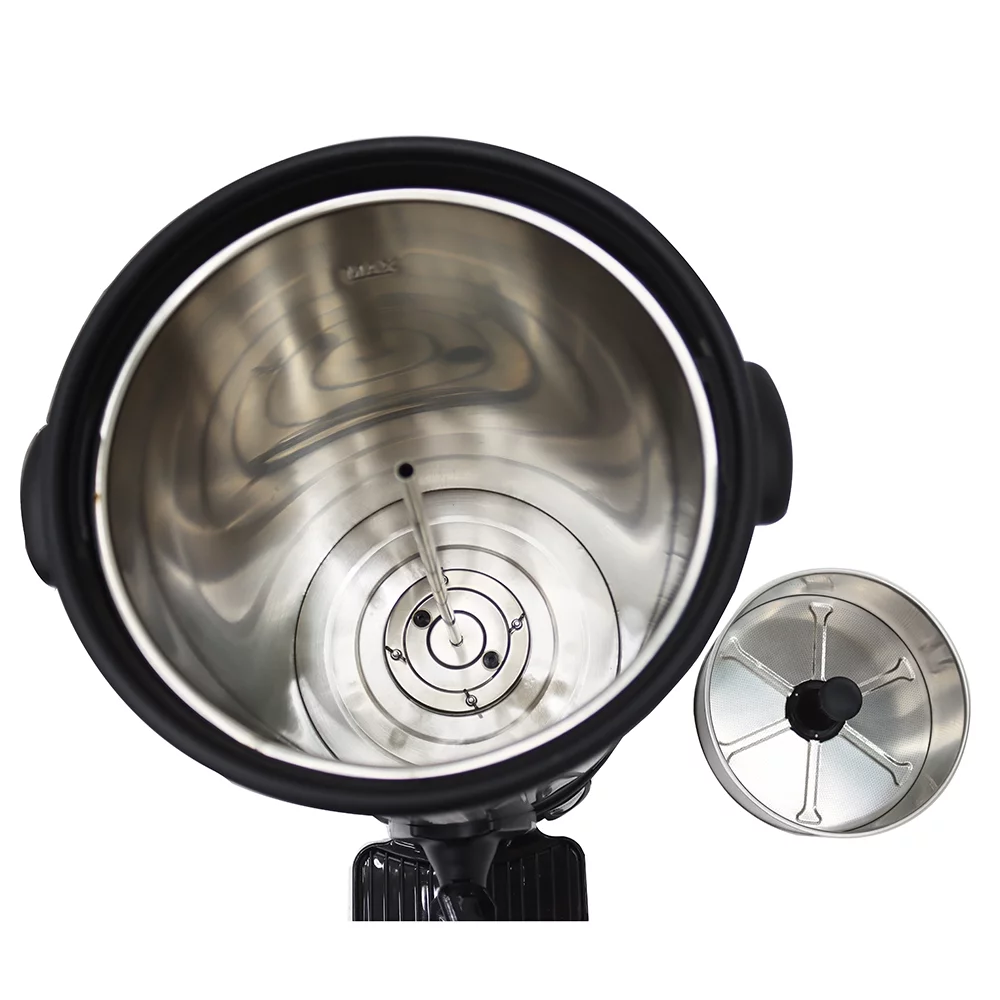 Techtongda 9.7L Hot Coffee Dispenser Water Boiler Office Home Stainless Steel Heater Kettle Silver