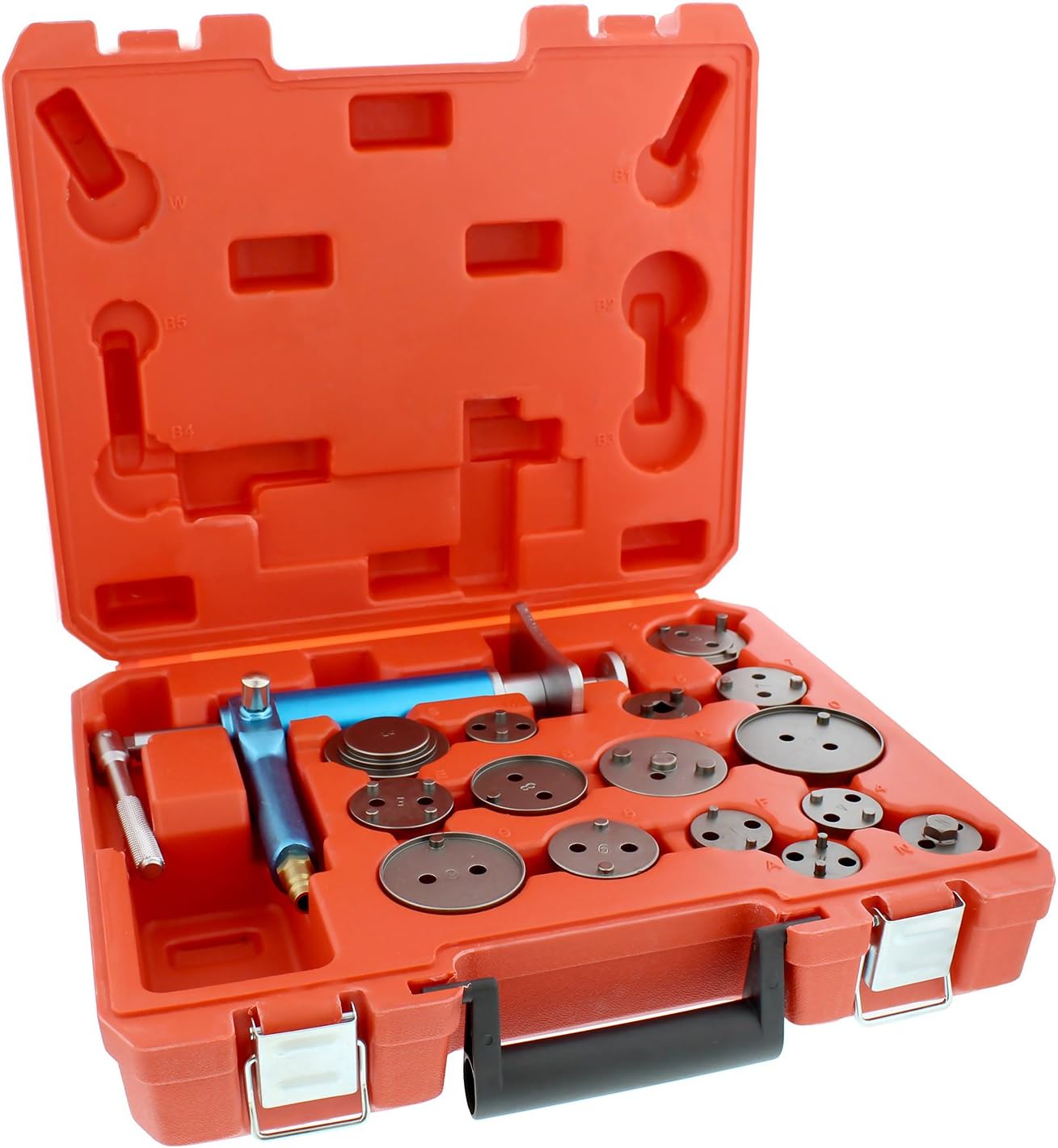 ABN Caliper Piston Compressor Tool 16-pc Pneumatic Brake Caliper Tool Air Brake Tools Brake Caliper Compressor Tool Pack of 2