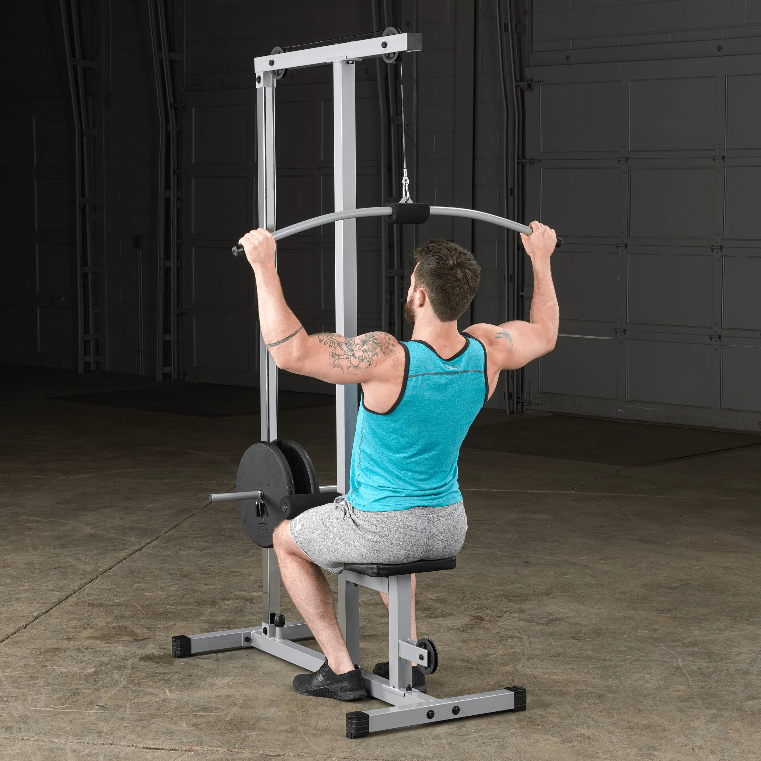 Powerline by Body-Solid PLM180X Lat Pulldown and Low Row Machine