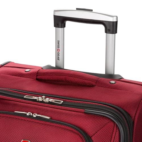 SwissGear Sion Softside Expandable Roller Luggage, Teal, 3 Piece Set (21/25/29)