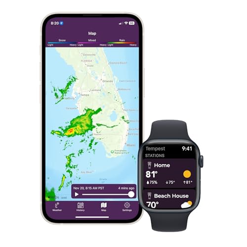 Tempest Weather System with Built-in Wind Meter, Rain Gauge, and Accurate Weather Forecasts, Wireless, App and Alexa Enabled - Radiant Selections