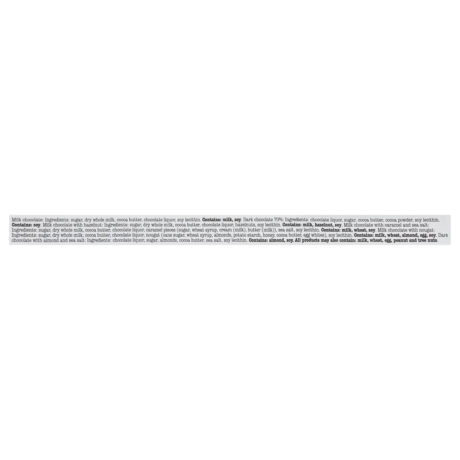 Tony's Chocolonely - Bar Choc.mixed Rainbow - Case of 8-6 CT