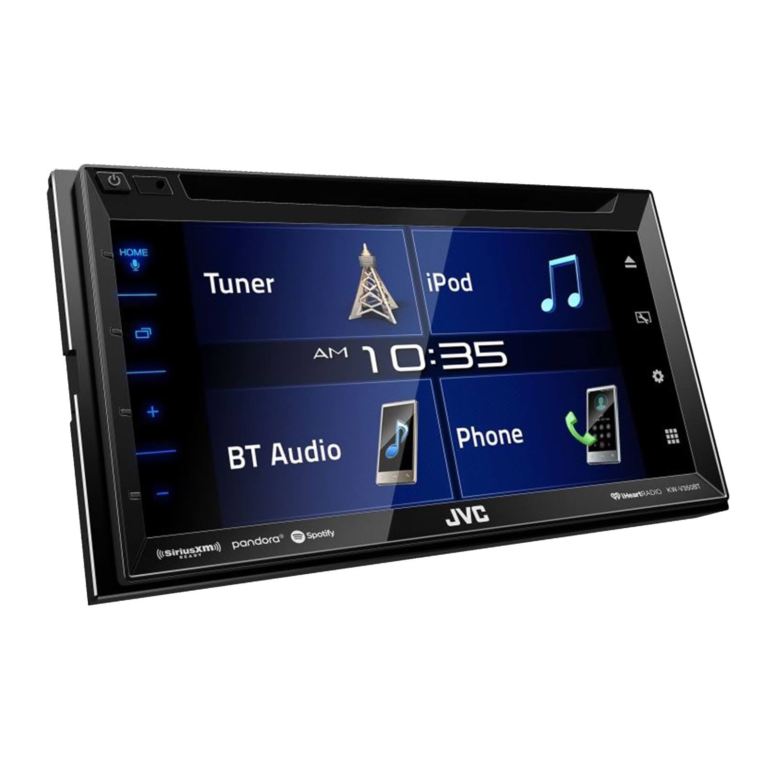 JVC Kw-v350bt 6.8x22 Double-DIN In-Dash DVD Receiver with Bluetooth u0026 Si