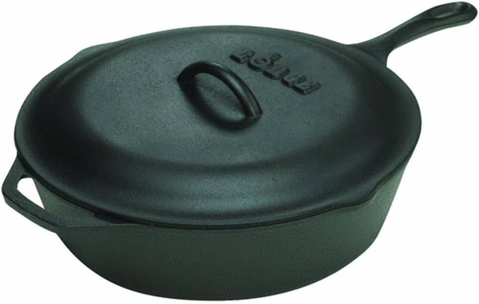 Lodge Combo Cooker Cast Iron, 10.25", Black