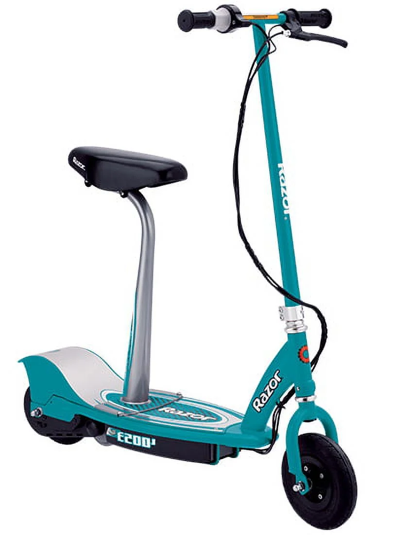 Razor E200S Seated Electric Scooter Teal- up to 12mph