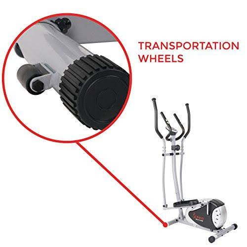 Elliptical Trainer with Hand Pulse Monitoring System by Sunny Health & Fitness - SF-E905