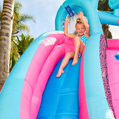 Little Tikes Rocky Mountain River Race Inflatable Slide Bouncer Multicolor, 161.00''L x 169.00''W x 103.00''